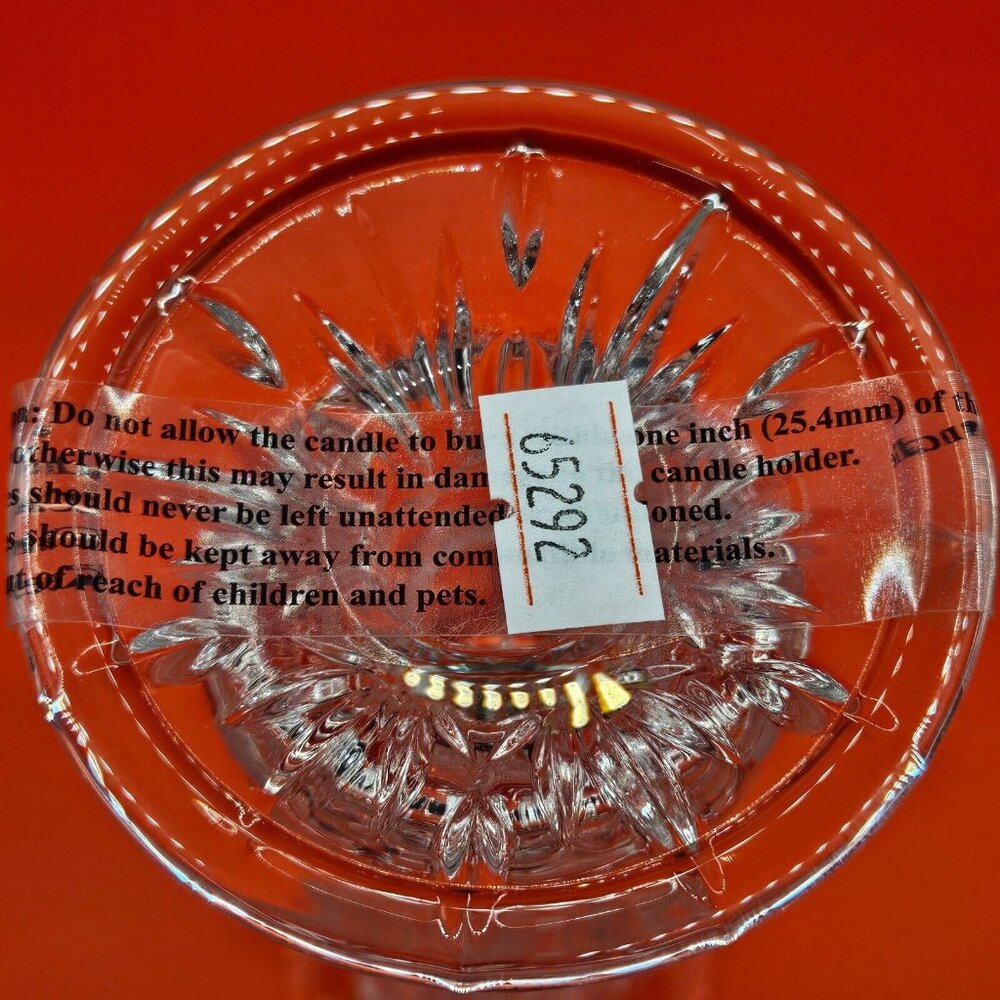 Waterford Marquis Bougeoir‎ Crystal Candlestick / Vase NWT Dual Purpose (130) - Picture 5 of 10